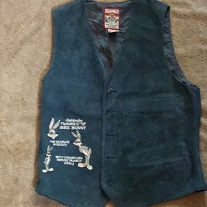 Looney tunes vintage suede vest